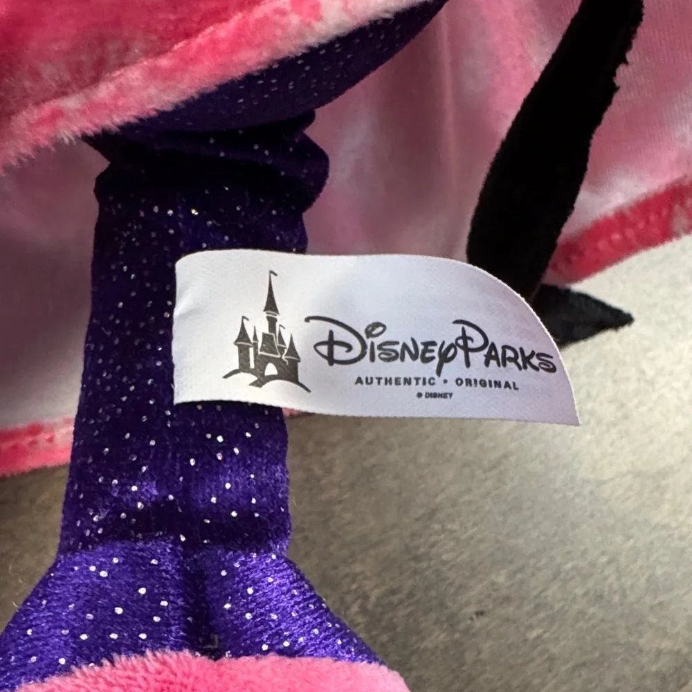Disney Parks Minnie Mouse Believe in the Magic 2013 Plush Pink Purple Stuffie